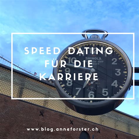 speed dating karriere